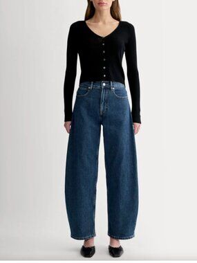 Everlane Way High Curve Jean, Ocean, 23